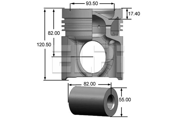 Piston LP181 2244 STD ELPI